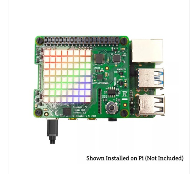 Raspberry Pi Sense HAT RPi 8-Sense HAT Raspberry Pi Environmental Sensor HAT Monitoring Environmental Conditions In Real-Time With Sense Hat