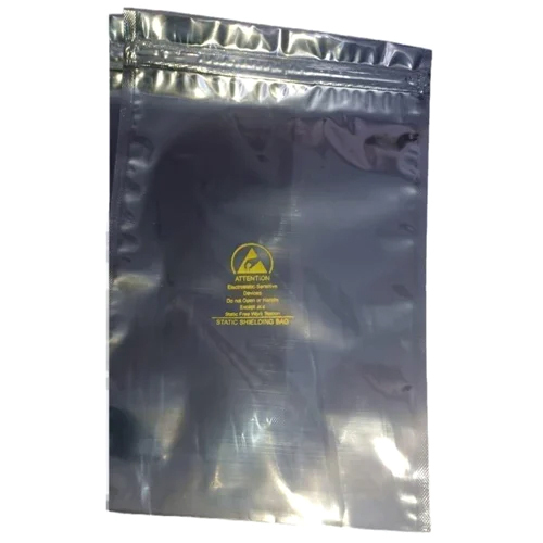 Anti Static Zip Lock Shielding Bag - Color: Black