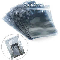 Pvc Supreme Antistatic Zip Lock Resealable Bag - Color: Transperent