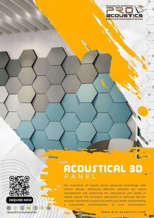 Auditorium Acoustic Tile 3D