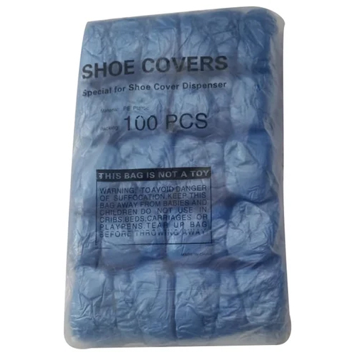 O Type Disposable Shoe Cover - Color: Blue