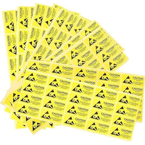 Clean Room Warning Caution Labels