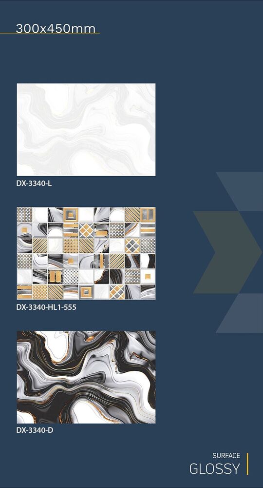 30x45 Ceramic Wall Tiles golden series