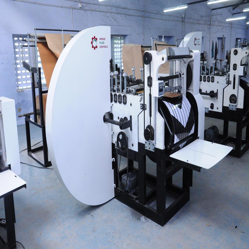 Paper Bag Making Machine - 440v, 3hp, 1200kg, 400mm Bag Length | Automatic High Quality Electric Drive, Industrial Use
