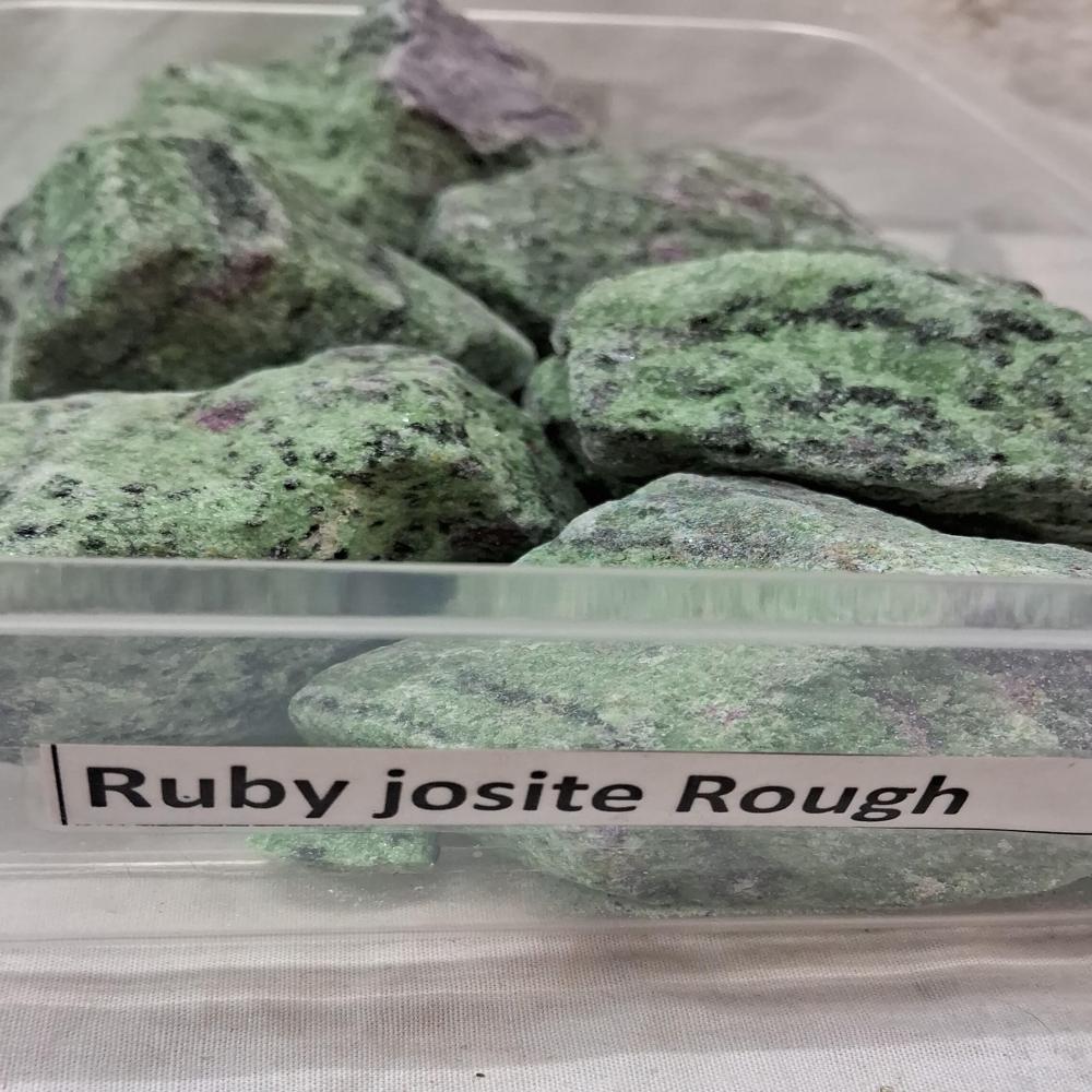 Ruby Zoisite Rough Stone - Color: Green