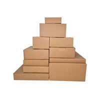 Corrugated Regular Slotted Container Universal Style Box - Coating Type: Matt