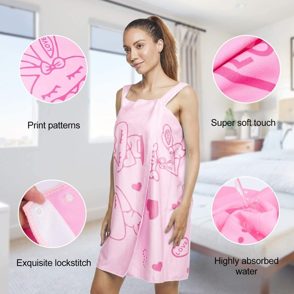 Microfiber Bathrobe Towel