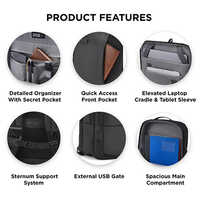 Axiron 3-in-1 Laptop Backpack