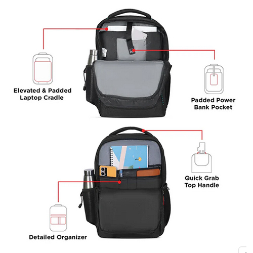 Volt 15.6 Inch Laptop Backpack - Color: Black at Best Price in Thane ...
