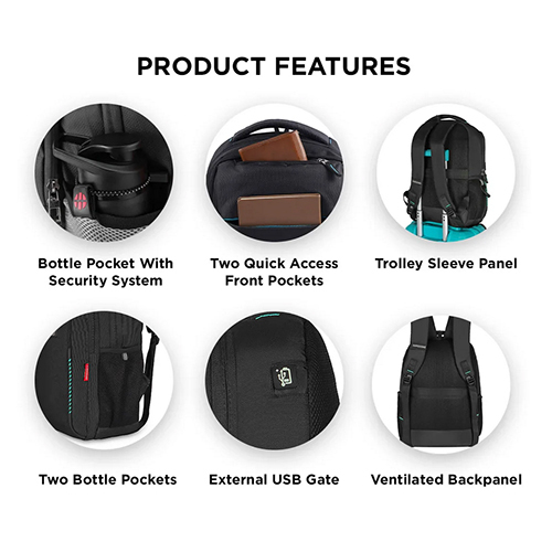 Volt 15.6 Inch Laptop Backpack - Color: Black at Best Price in Thane ...