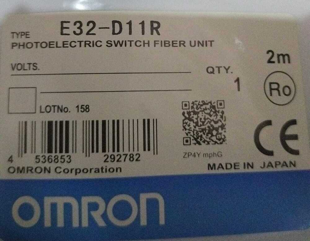 OMRON PHOTOELECTRIC SENSOR, E32-D11R