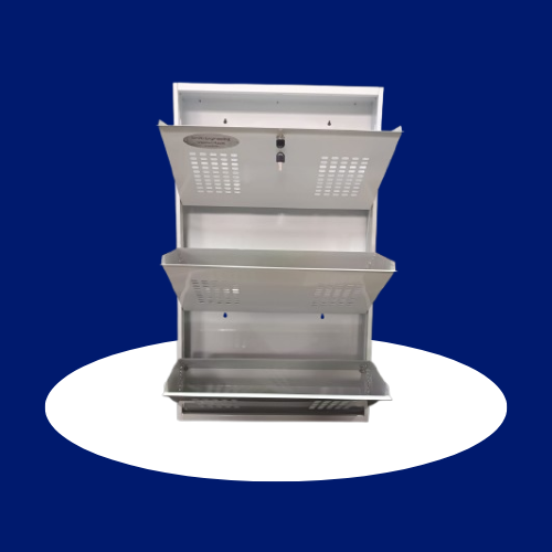 Wall Mounted Shoe Racks - 3 Shelves