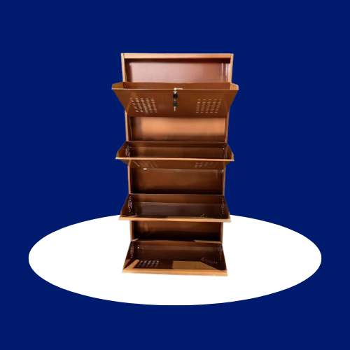 Wall Mounted Shoe Racks - 4 shelves