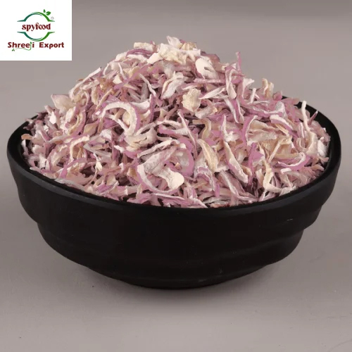 Dehydrated Pink Onion Flakes - Dehydration Method: Normal
