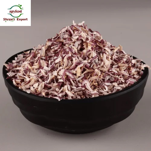Dehydrated Red Onion Chopped - Dehydration Method: Normal