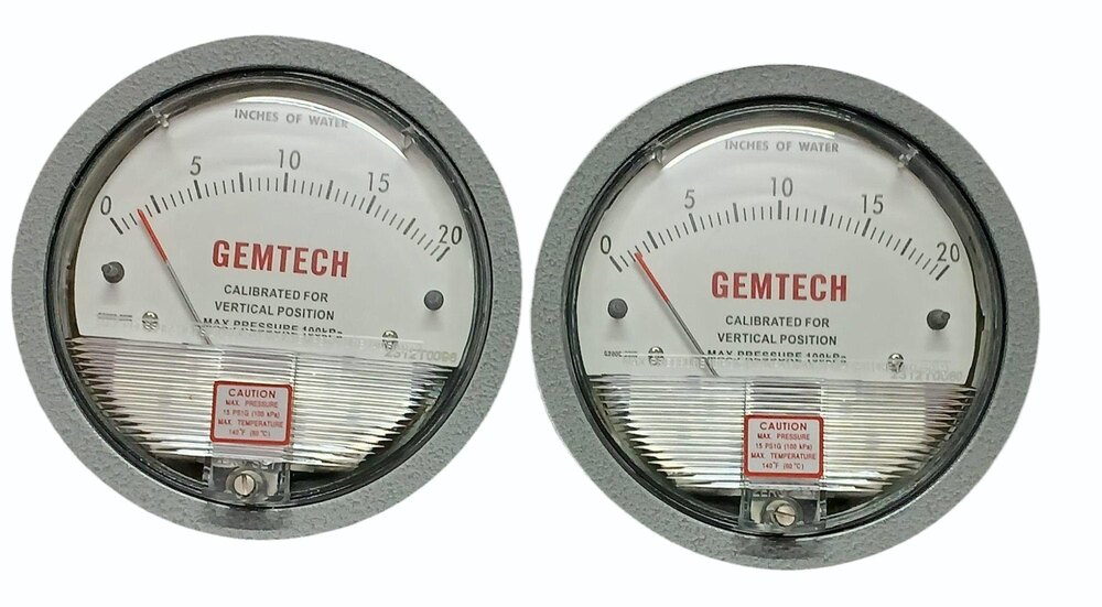 GEMTECH DIFFERENTIAL PRESSURE GAUGE IN Soniyana Industrial Area Rajasthan