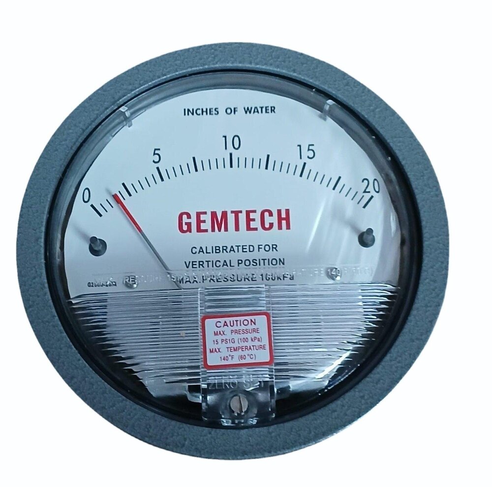 GEMTECH DIFFERENTIAL PRESSURE GAUGE IN Soniyana Industrial Area Rajasthan