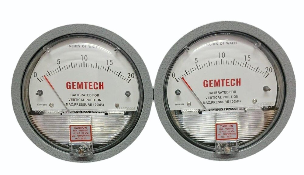 GEMTECH DIFFERENTIAL PRESSURE GAUGE IN Soniyana Industrial Area Rajasthan