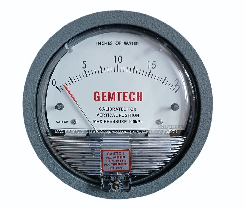 GEMTECH DIFFERENTIAL PRESSURE GAUGE IN RATAN INDUSTRIAL AREA Rajasthan India