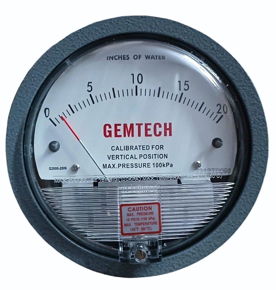 GEMTECH DIFFERENTIAL PRESSURE GAUGE IN RATAN INDUSTRIAL AREA Rajasthan India