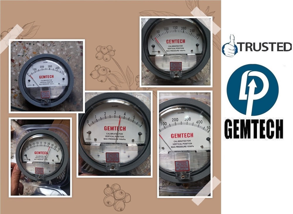Gemtech Differential Pressure Gauges Suppliers In Mira Bhayandar Maharashtra