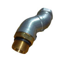 3-4 Inch Fuel Hose Swivel Fittings - Color: Grey