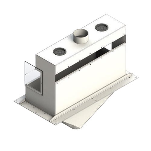 Grain Process Airbox - Color: White