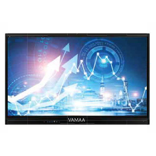 SG-TM-55XP Interactive Flat Panel Display - Plastic & Metal, 55 Inch UHD 3840x2160, 400 cd/m2 Brightness, 20W Speakers, Android 14.0, 20 Touch Points, Customized Size, Smooth Finish, Modern Style