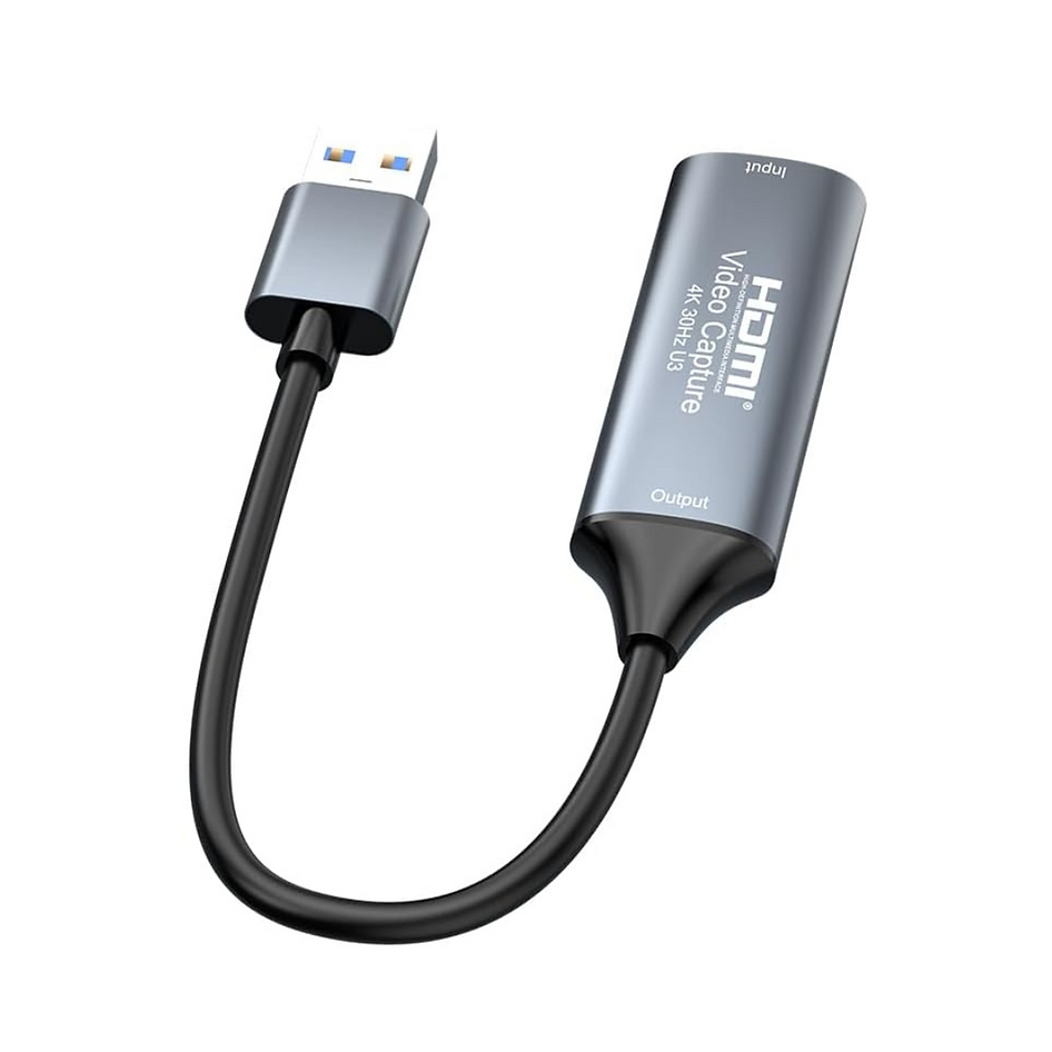 Videocast 4k Hdmi Video Capture Device For Live Streaming - Color: Grey