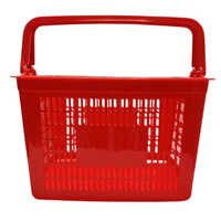 Plastic Shopping Basket And Supermarket Basket - Color: Red