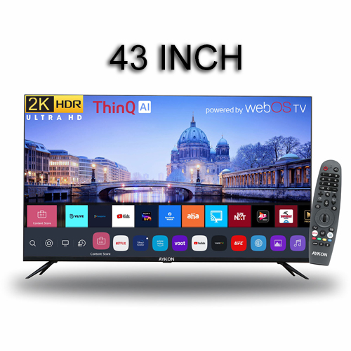 43 Inch Web Os 2k Led Tv - Color: Black