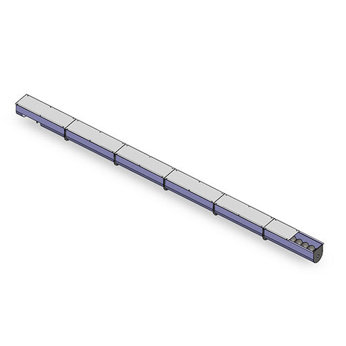 Single Screw Conveyor - Color: Silver