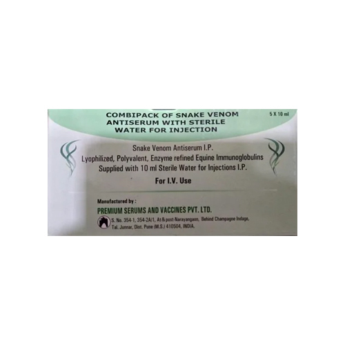 Snake Venum Antiserum Injection - Physical Form: Liquid