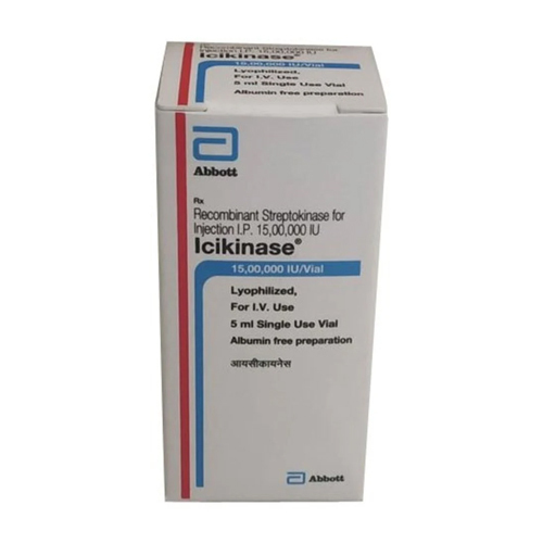 इंजेक्शन के लिए पुनः संयोजित स्ट्रेप्टोकाइनेज़ आईपी - राज मेडिको