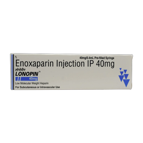 40mg एनोक्सापरीन इंजेक्शन आईपी