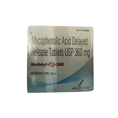 360Mg Mycophenolic Acid Delayed Release Tablets Usp - Drug Type: General Medicines