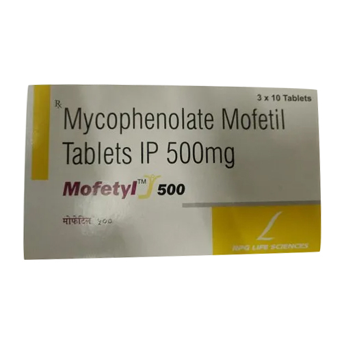 500mg Mycophenolate Mofetil Tablets IP