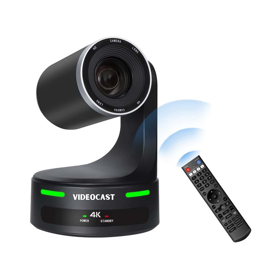 Videocast 4k Uhd Ndi Vc201 Ptz Video Camera - Color: Black