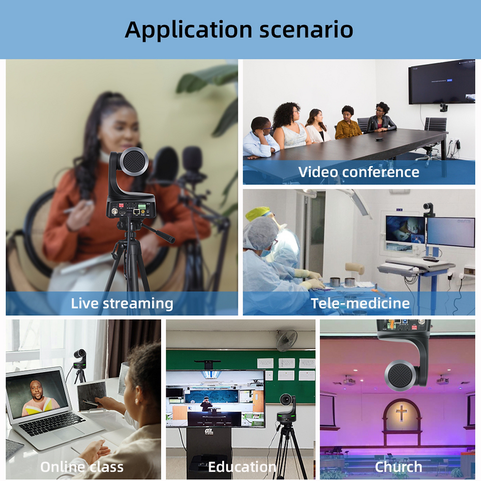 Videocast 4K UHD NDI VC201 PTZ Video Camera