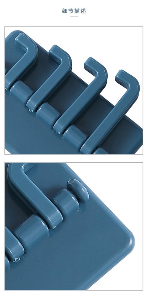 Plastic Adhesive Wall Hook Rotating Hanger Hook - Durable Plastic, Different Sizes Available | Easy Manual Installation, Versatile For Home & Commercial Use