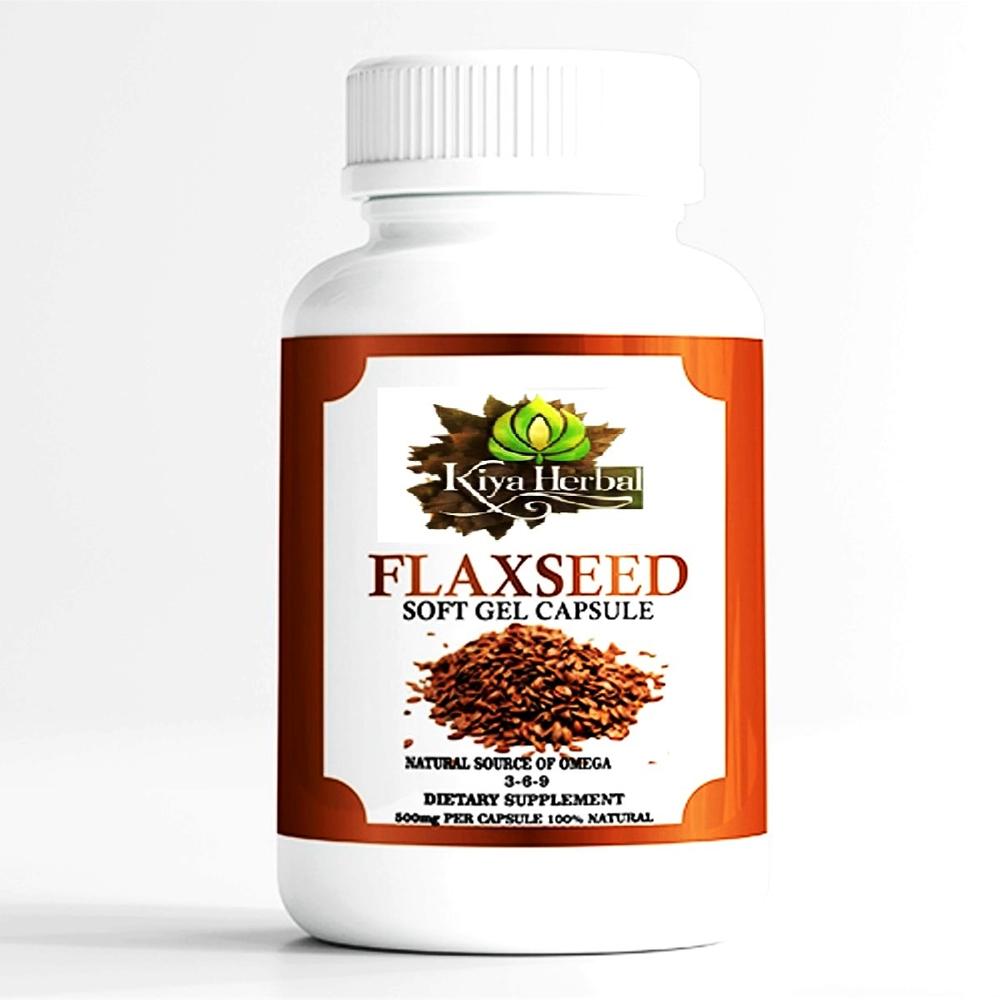 Buy bulk flaxseed softgel capsules India 60 Capsule