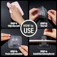 CURTAIN ROD HOLDER HOOK