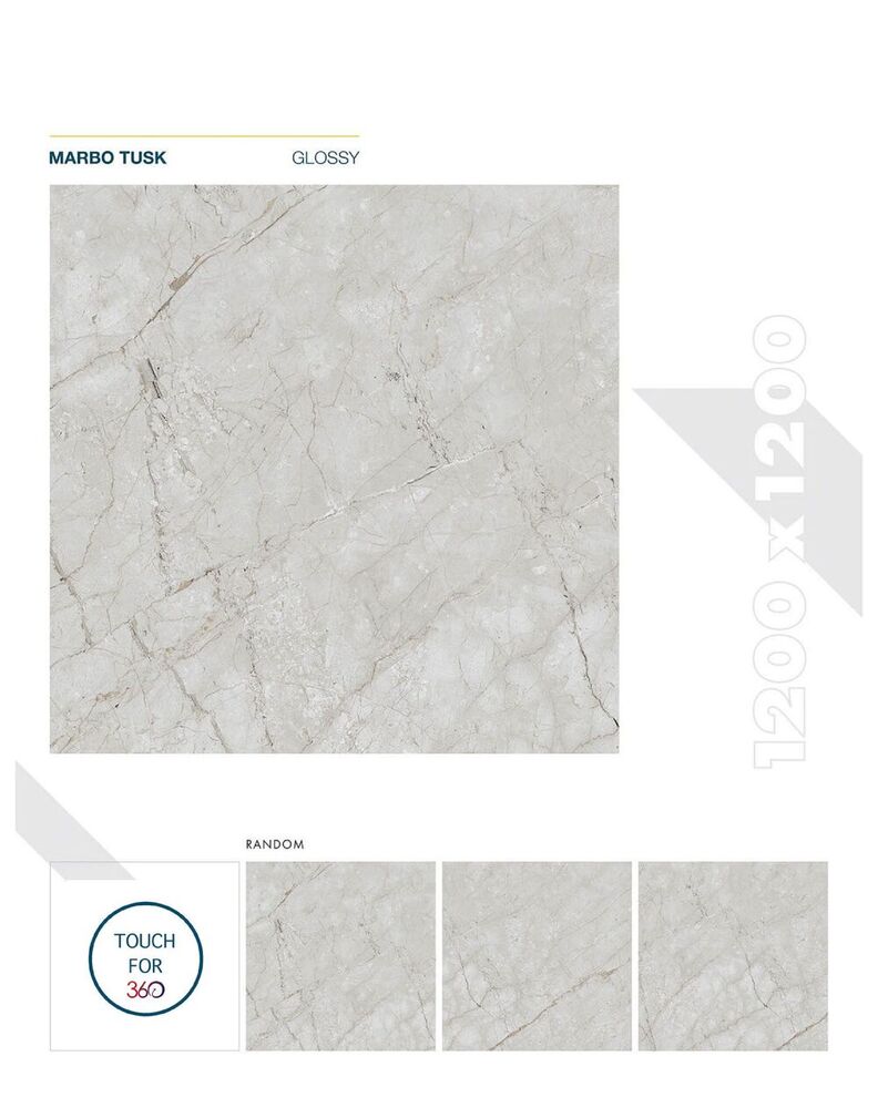 Glossy porcelain tiles