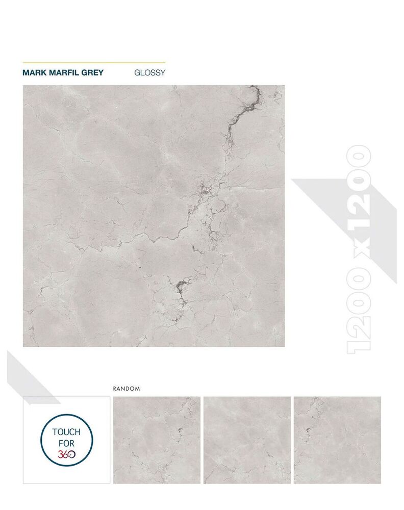 Glossy porcelain tiles