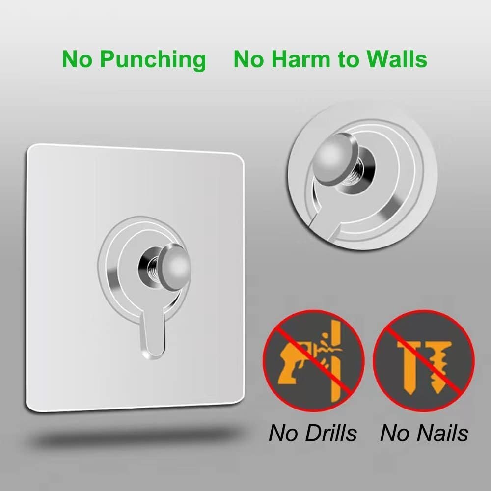 Photo Frame Wall Hook - Stainless Steel, Different Sizes , Manual Installation For Versatile Displaying Of Pictures And Artwork