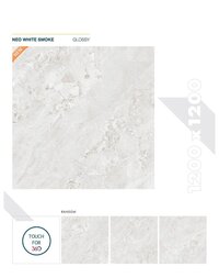 Marble look porcelain tiles