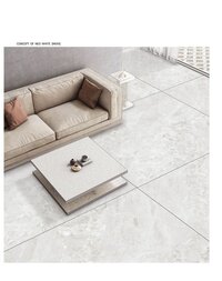 Marble look porcelain tiles