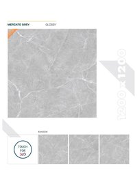 Marble look porcelain tiles