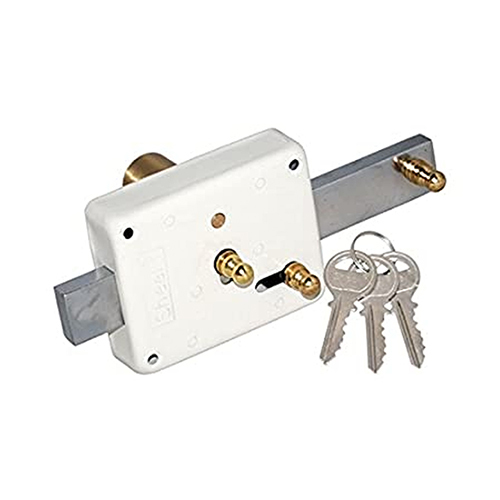 8 Stock Door Lock - Finish: Polished