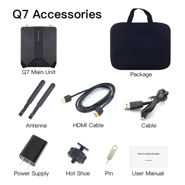 Mine Media Q7 4g Live Streaming Video Bonding Encoder